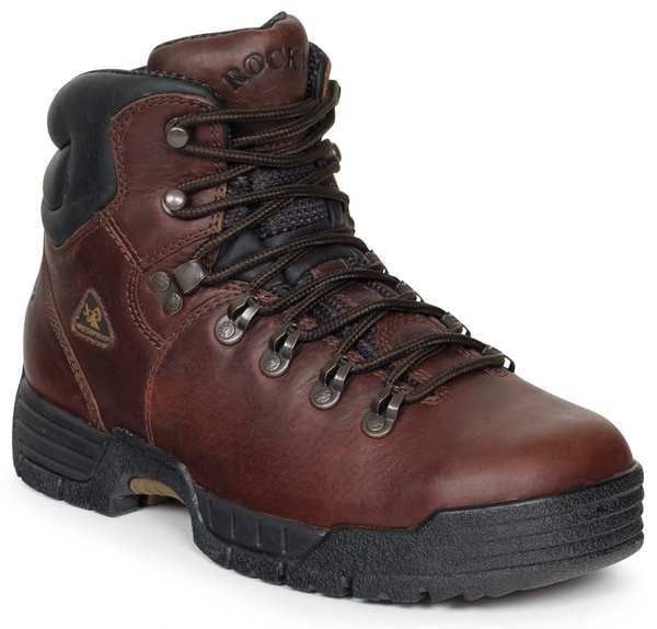 Wrk Boots, 15, Medium, Lace Up, 6inH, Brwn, PR