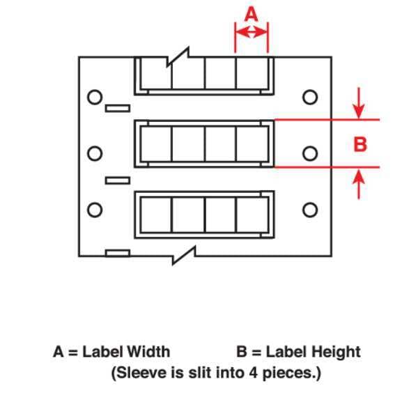 Wire Sleeve, 1/2 in W, 3/16 in L