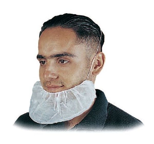Beard Cover, Universal, White, PK1000