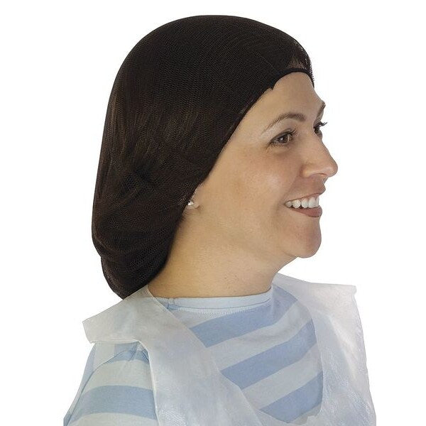 Hairnet, Black, 24 in. dia., PK1000