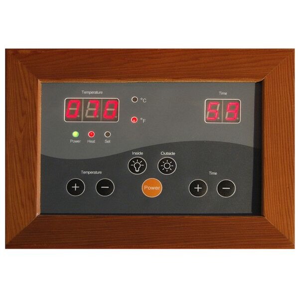 Sauna, Std, 2 ppl, Carbon Heater, Cedar