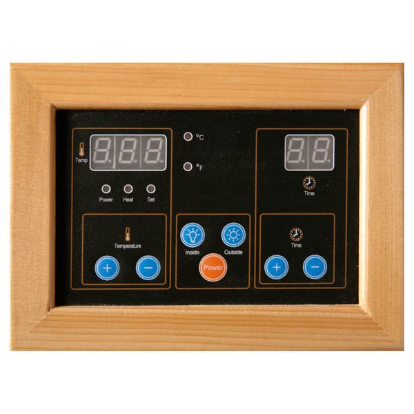 Sauna, Std, 2 ppl, Ceramic Heater, Hemlock
