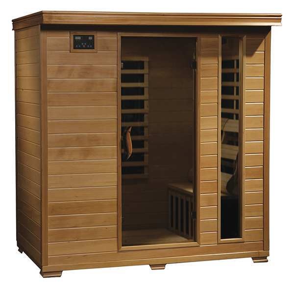 Sauna, Std, 4 ppl, Carbon Heater, Hemlock
