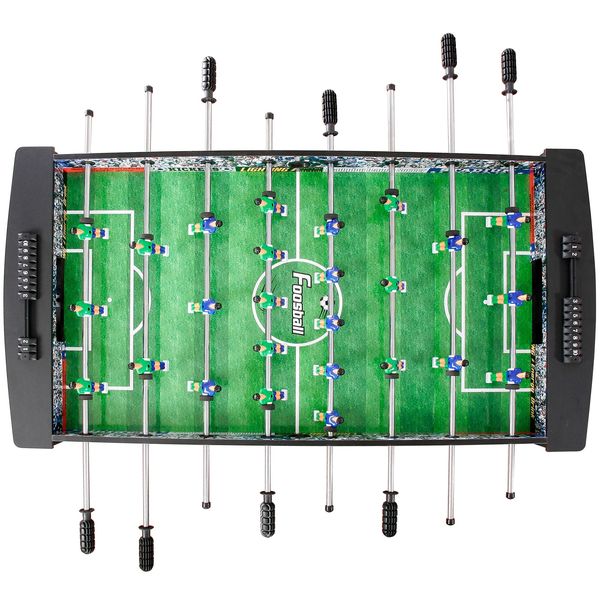 Foosball Table, MDF, 48-1/2inLx24inWx32inH