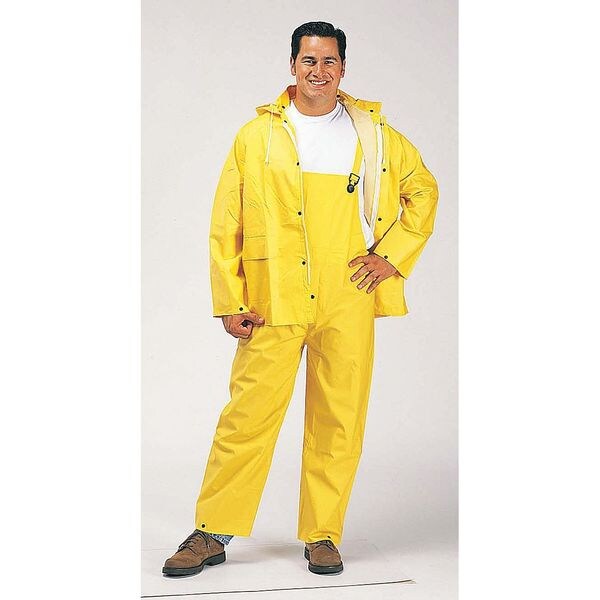 Three Piece Rainsuit, Unisex, 4XL, Yellow