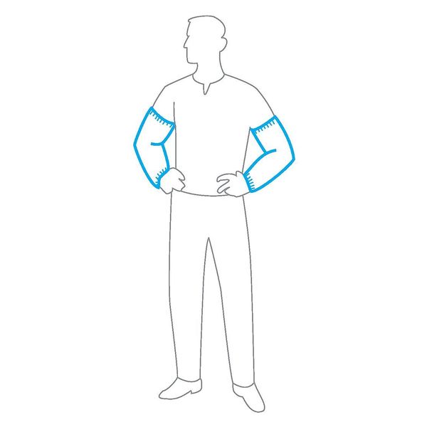 Chemical Resistant Sleeves, PE/PP, PK500