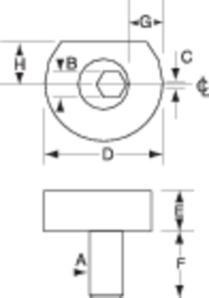 Machinable Fixture Clamps, 5/8-11, PK4