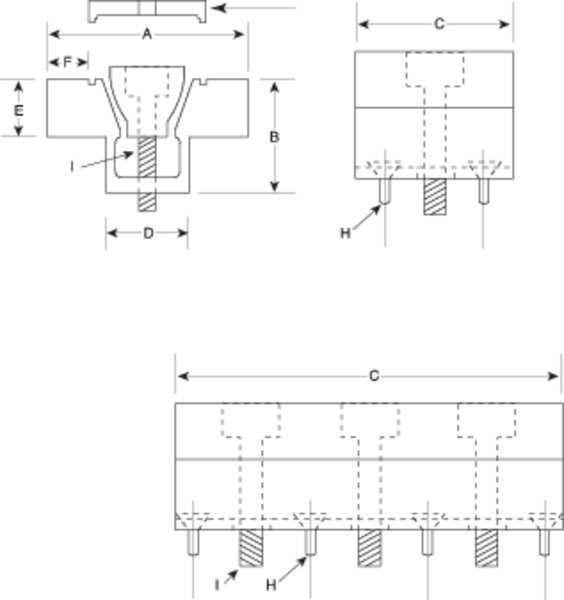 Machinable Channel, Wedge, M12, 50mm