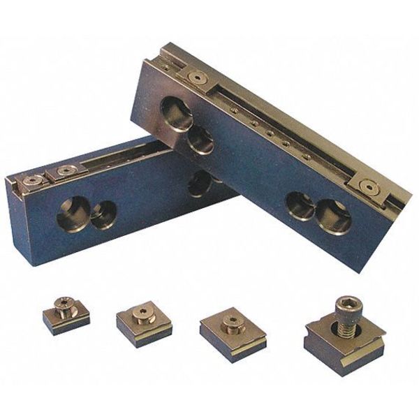 Vise Jaw Grips, M5 Screw, 1/2in, PK2