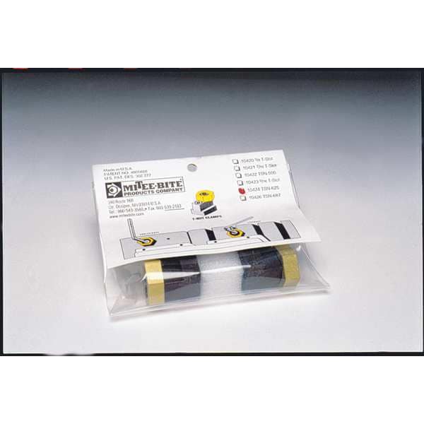 T-Nut Clamps, 12mm, ST, PK2