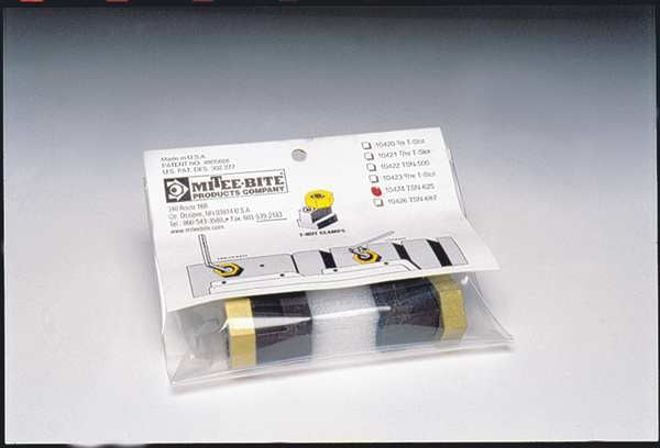 T-Nut Clamps, 5/8in., ST, PK2