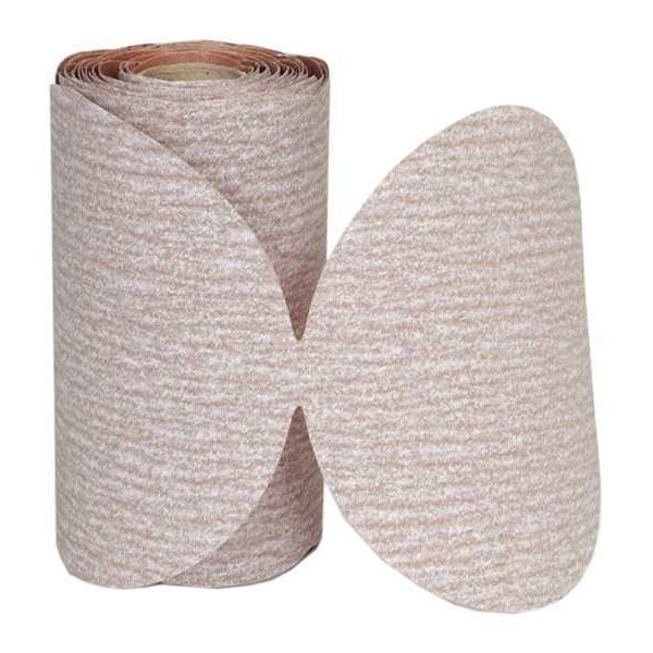 PSA Paper Disc Roll, 3in.dia., 80 Grit, Brn