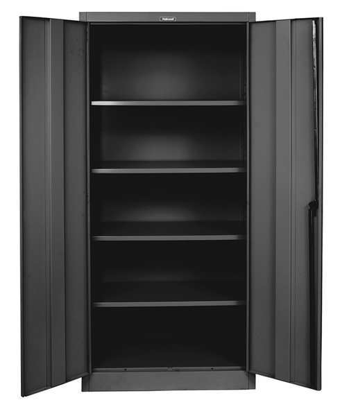 22 ga. ga. Steel Storage Cabinet, 48 in W, 72 in H, Stationary