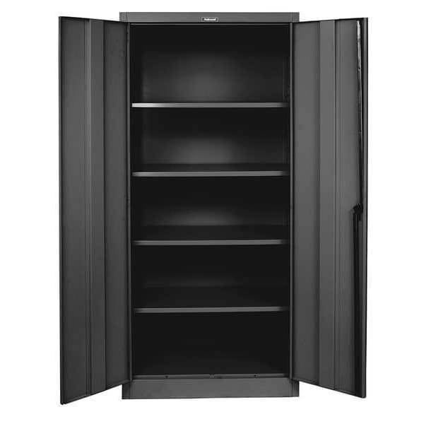 22 ga. ga. Steel Storage Cabinet, 48 in W, 72 in H, Stationary