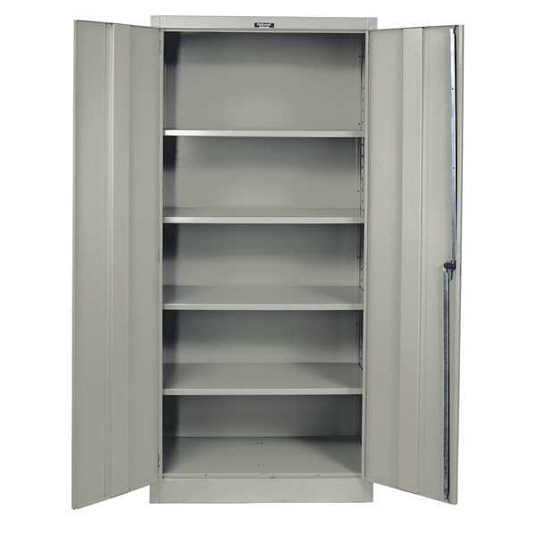 22 ga. ga. Steel Storage Cabinet, 48 in W, 72 in H, Stationary