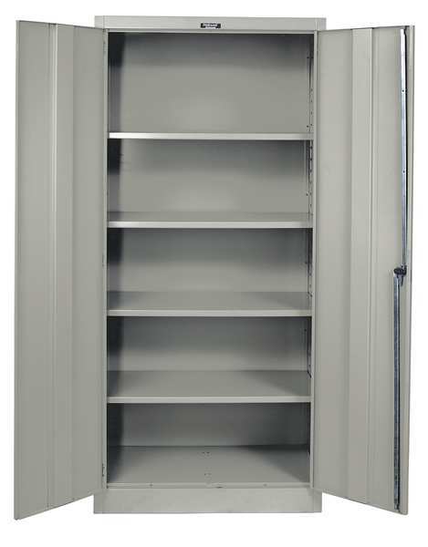 22 ga. ga. Steel Storage Cabinet, 48 in W, 72 in H, Stationary