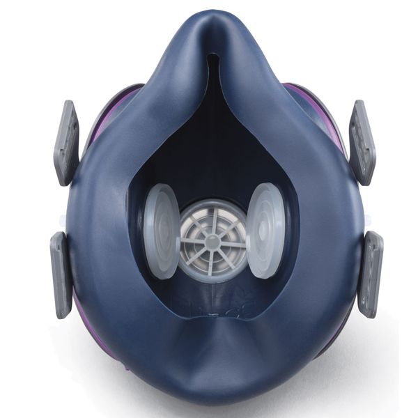 Half Mask Respirator Kit, Polycarbonate Plate with Cover Plate, Size S, Shade 9