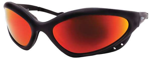 Welding Safety Glasses, Wraparound Shade 5.0 Polycarbonate Lens, Reflective, Scratch-Resistant