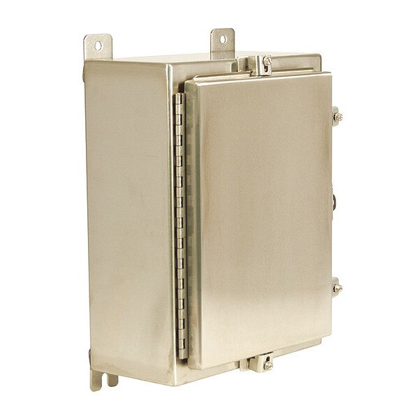 8 in H x 23 in W x 23 in D External Mounting Feet Mount Enclosure