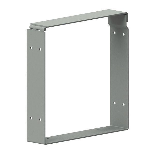 Wireway, Connector, 4x4 Sq In, Steel, Gray