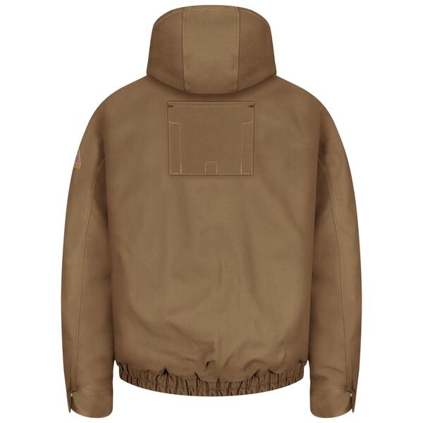 Flame Resistant Jacket w/Hood and Lanyard Access, Brown, EXCEL Flame Resistant(R) ComforTouch(R) Flame Resistant Duck, 4XL