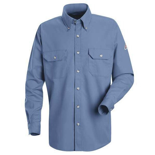 FR Long Sleeve Shirt, Button, Lt Blue, LT