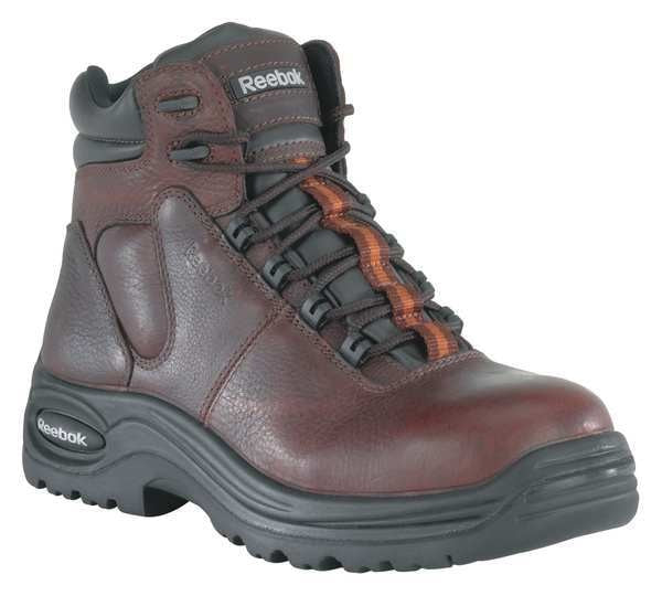 Size 7-1/2W Women's 6 in Work Boot Composite Work Boot, Dark Brown