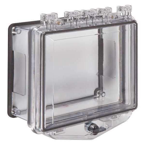 Poly Encl Protect Cover W/Open Backbox