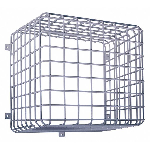 White Surface Mount Wire Cage, 12