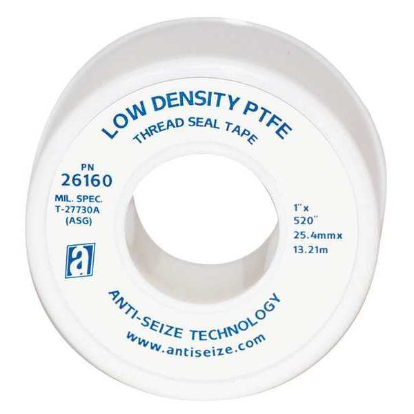 Thread Sealant Tape, 1 In. W, 520 In. L