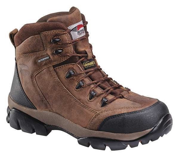 Work Boots, Men, 9W, Lace Up, Brown, PR