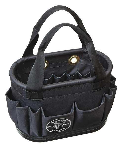 Aerial Bucket, Denier Polyester (Body), Polypropylene (Bottom), Black