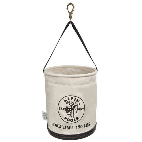Canvas Bucket, All-Purpose with Swivel Snap and Drain Holes, 12-Inch