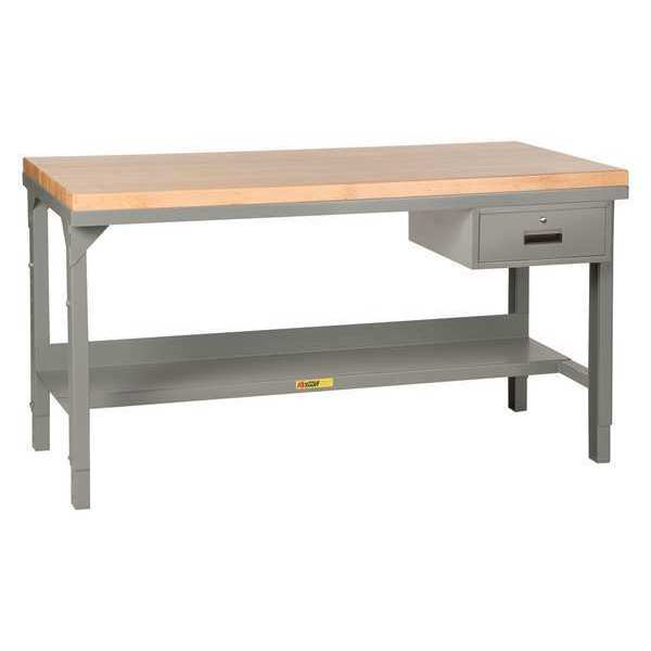 Bolted Workbenches, Butcher Block, 60