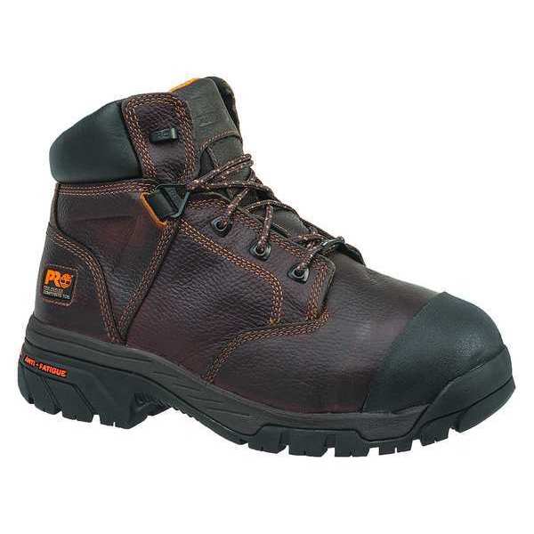 Size 10 Unisex 6 in Work Boot Composite Work Boot, Brown