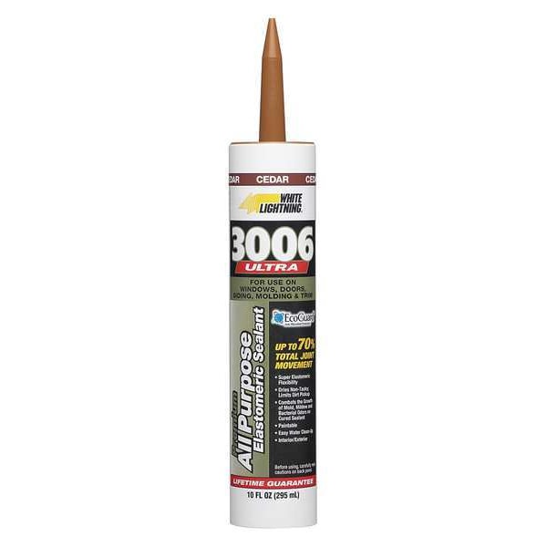 Caulk, 10 oz, Cartridge, Cedar, Acrylic Base