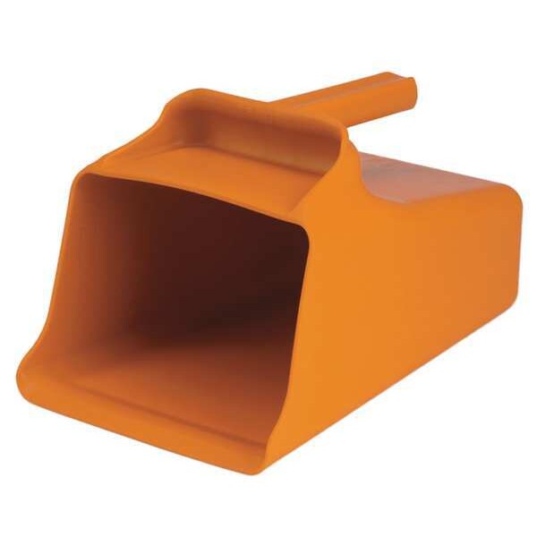 Mega Hand Scoop, Poly, 128 Oz, Orange