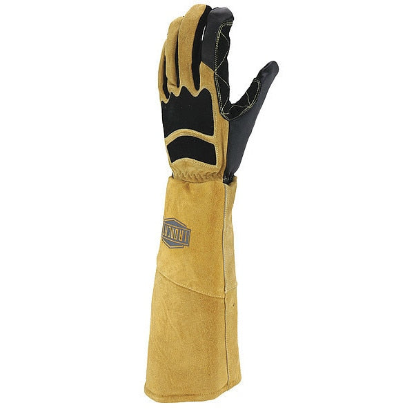 Stick Left Hand Only Welding Glove, Goatskin Palm, L
