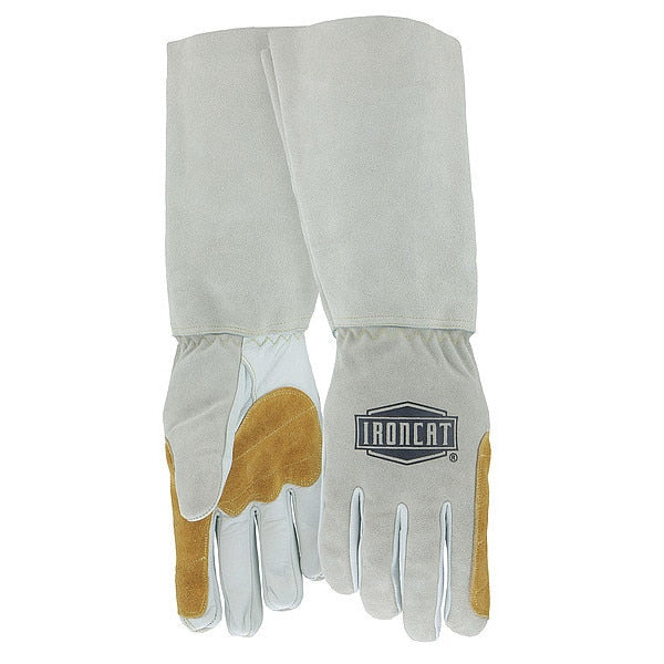 MIG Welding Gloves, Goatskin Palm, L, PR