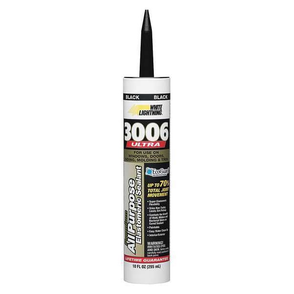 Caulk, 10 oz, Cartridge, Black, Acrylic Base