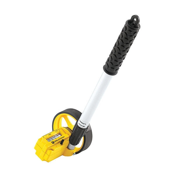 Measuring Wheel, 1 ft, 4 In Dia, Yellow