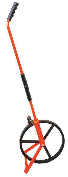 Measuring Wheel, 3 ft, 11-1/4 Dia, Orange
