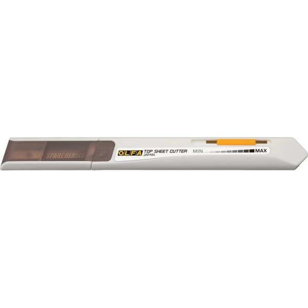 Top Sheet/Liner Cutter, Retractable, Utility, ABS, 5 1/2 in L.