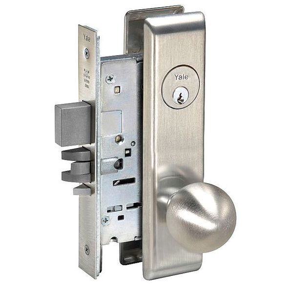 Knob Lockset, Mechanical, Privacy, Grd. 1