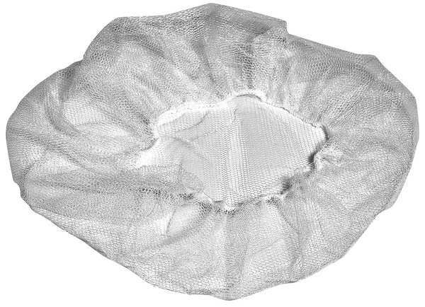 Hairnet, Latex-Free, 20 In., White, PK1000