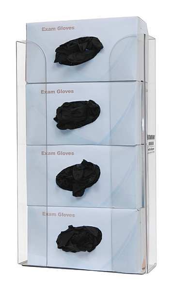 Glove Box Dispenser, (4) Boxes, 3-45/64inD