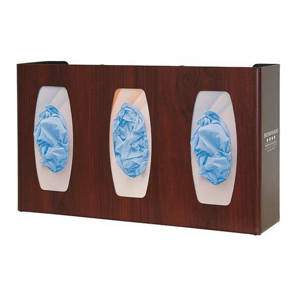 Glove Box Dispenser, (3) Boxes, Cherry