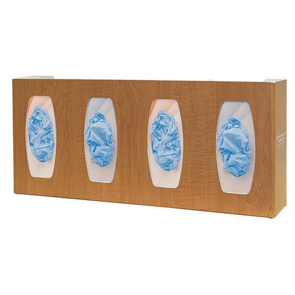 Glove Box Dispenser, (4) Boxes, Maple
