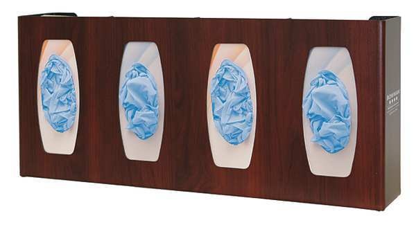 Glove Box Dispenser, (4) Boxes, Cherry