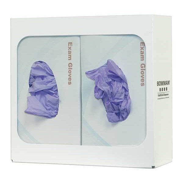 Glove Box Dispenser, PC Steel, 10-9/16in W